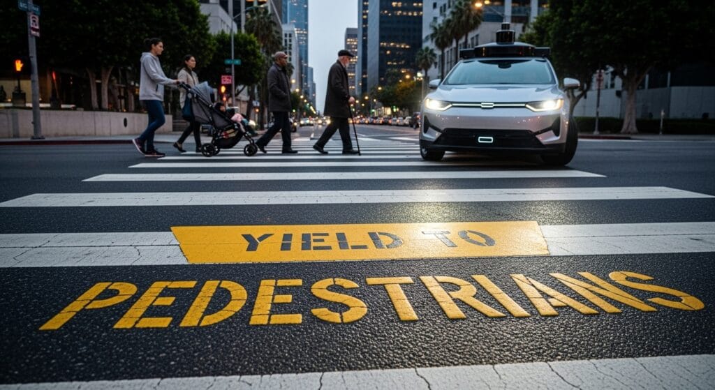 Evidence review for Los Angeles robotaxi accident claims