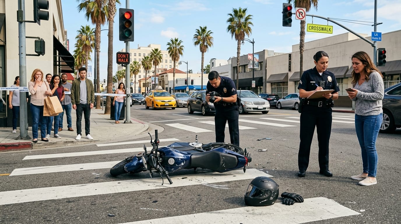 Los Angeles e-moto accident claims involving illegal high-speed e-bike crash evidence